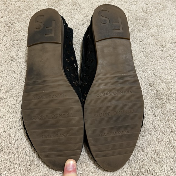 Franco Sarto, Black Flats, Size 10M - Picture 2 of 4